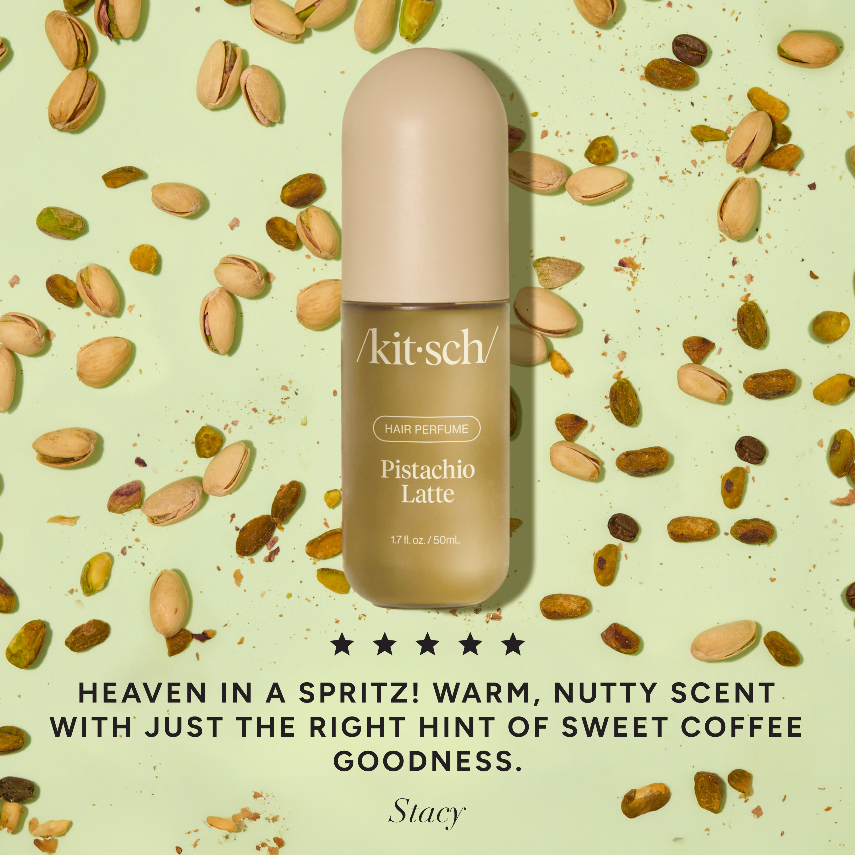 Seaside Latte Duo: Pistachio Latte & Amber Shores Hair Perfume
